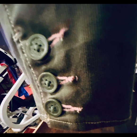 Cute PLUGG blazer!! Size M Army Green color Great Condition - Picture 5 of 9